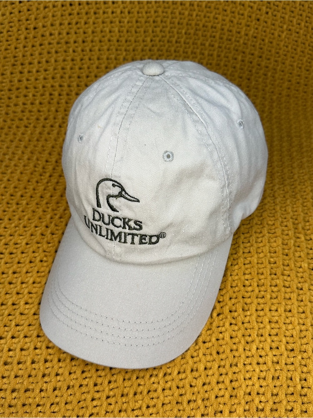 Ducks Unlimited Men's Off-White Baseball Cap